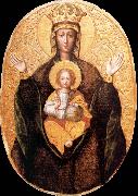 unknow artist The Virgin of the Sign oil painting reproduction